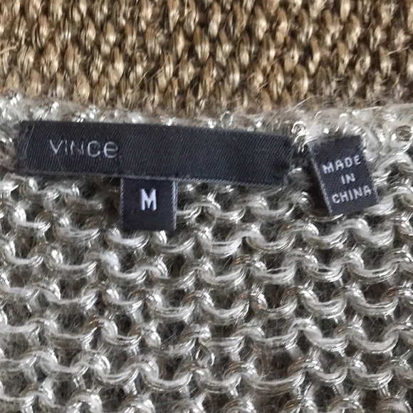 Vince Gorgeous silver gray pullover sweater - Picture 2 of 5